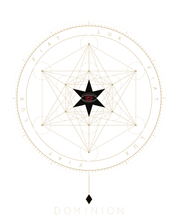 Dominion artwork: Metatron's cube, fiat lux